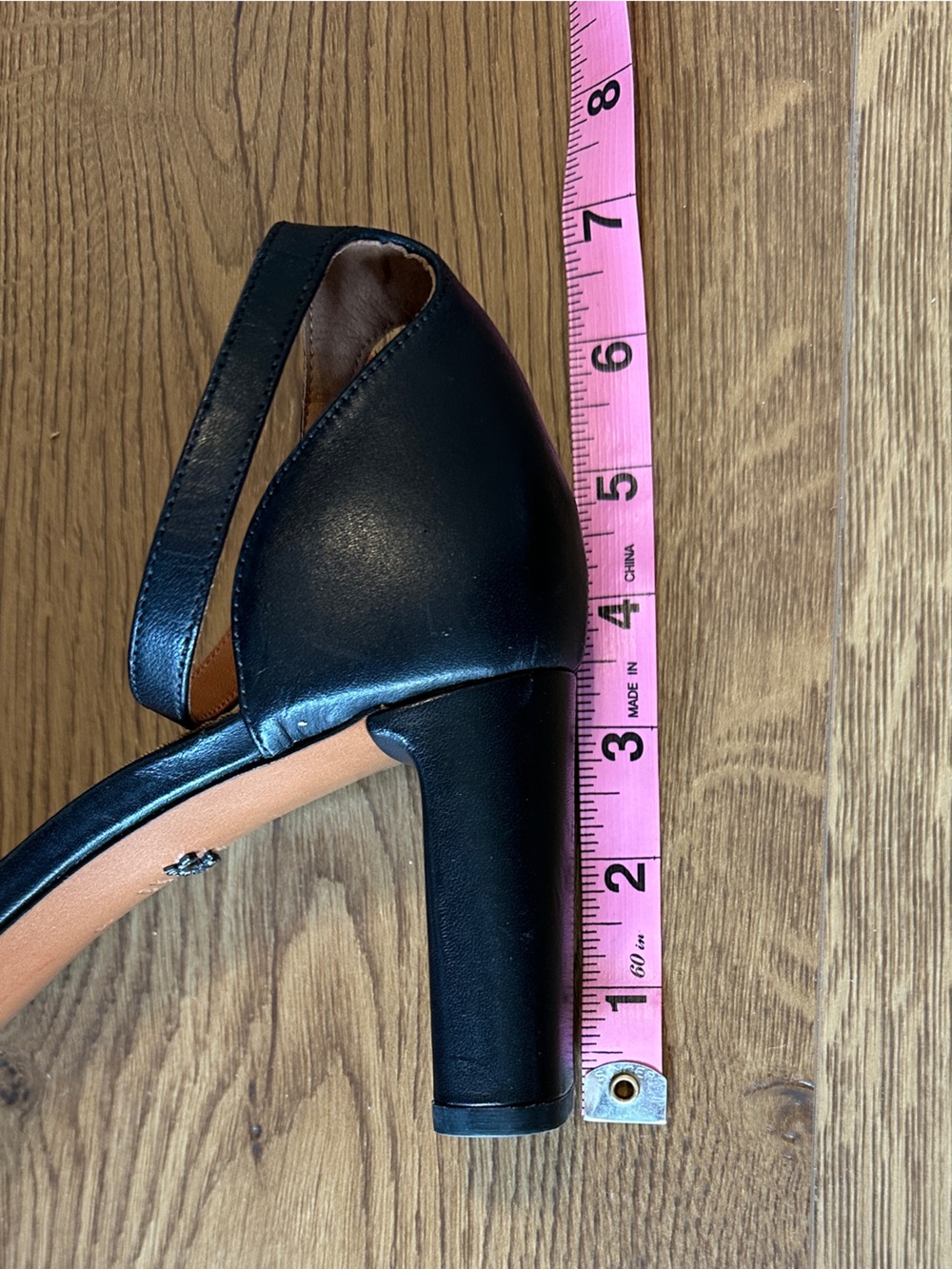 Coach Black Ankle-Strap Block Heel Sandals - Size 7.5/Size 8 - Picture 12 of 12